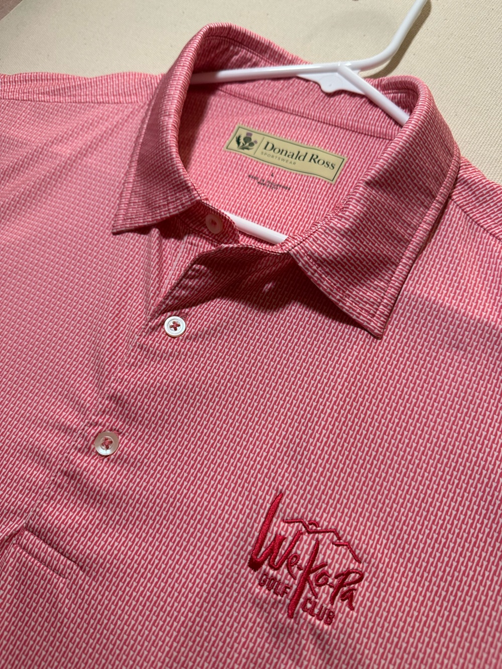 Donald Ross Men’s Red Golf Polo x We-Ko-Pa Golf Club